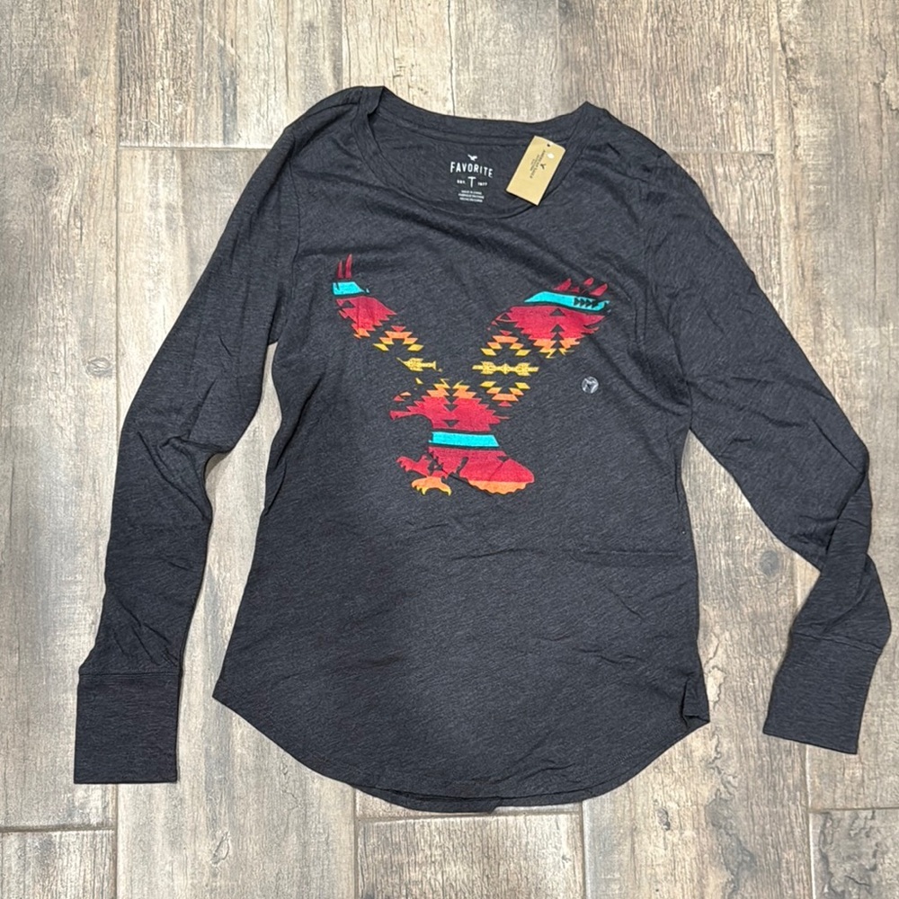 American Eagle Charcoal Tee